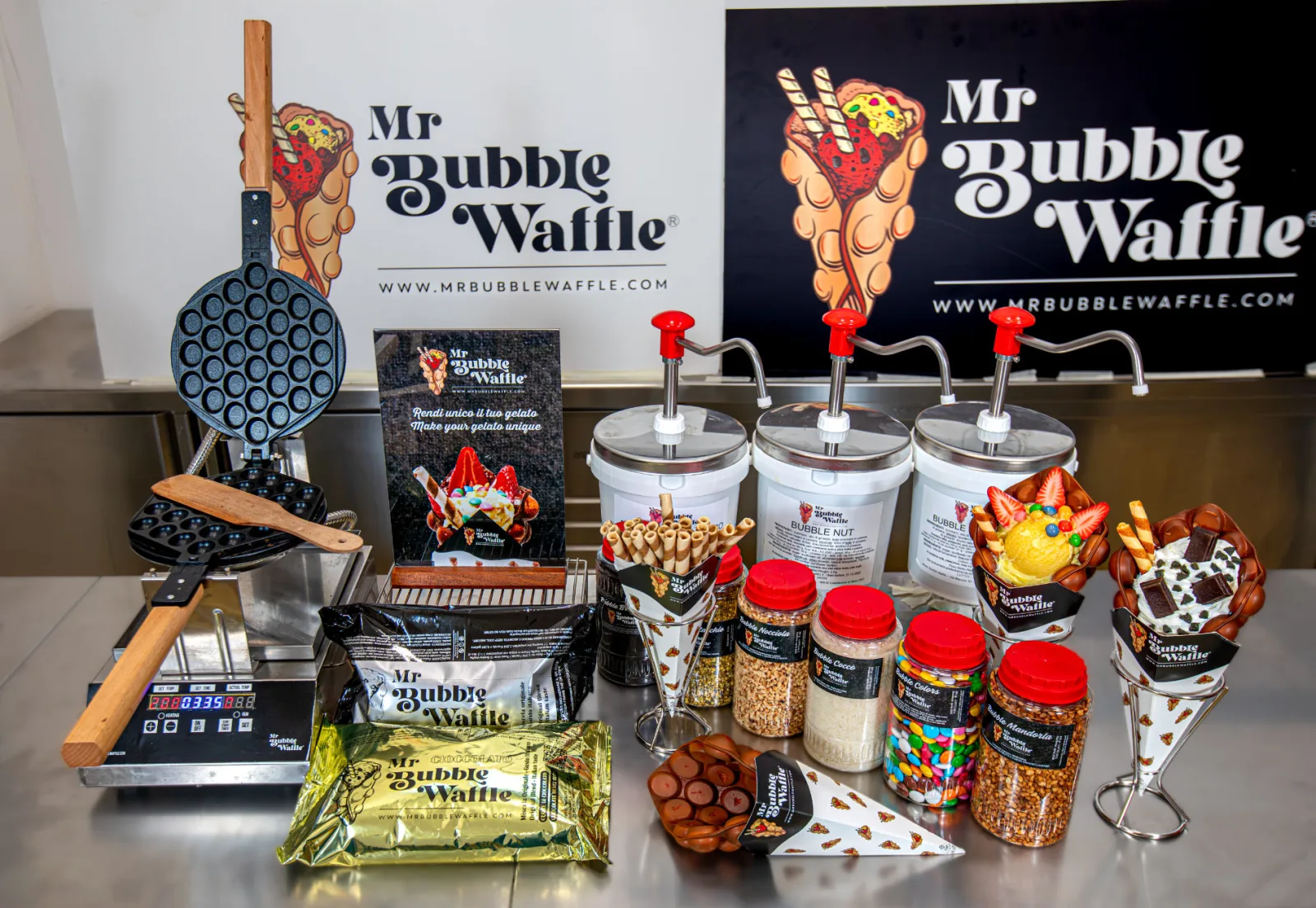 Mister Bubble Waffle